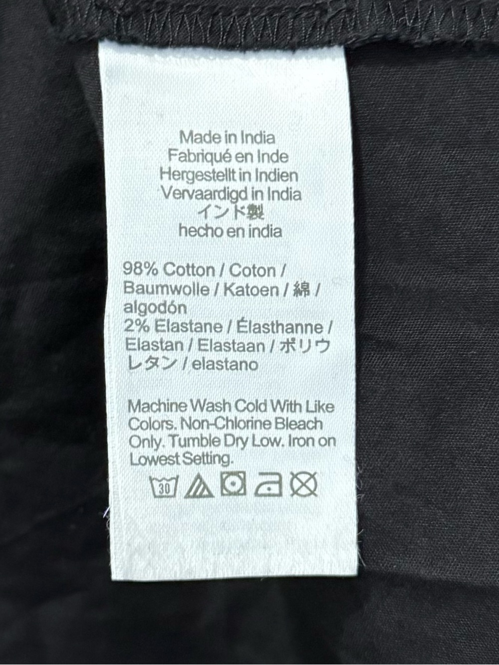 NWT!! J. CREW Factory Popover Dress Solid Black Travel Vacation Size 2T Tall - Picture 5 of 6